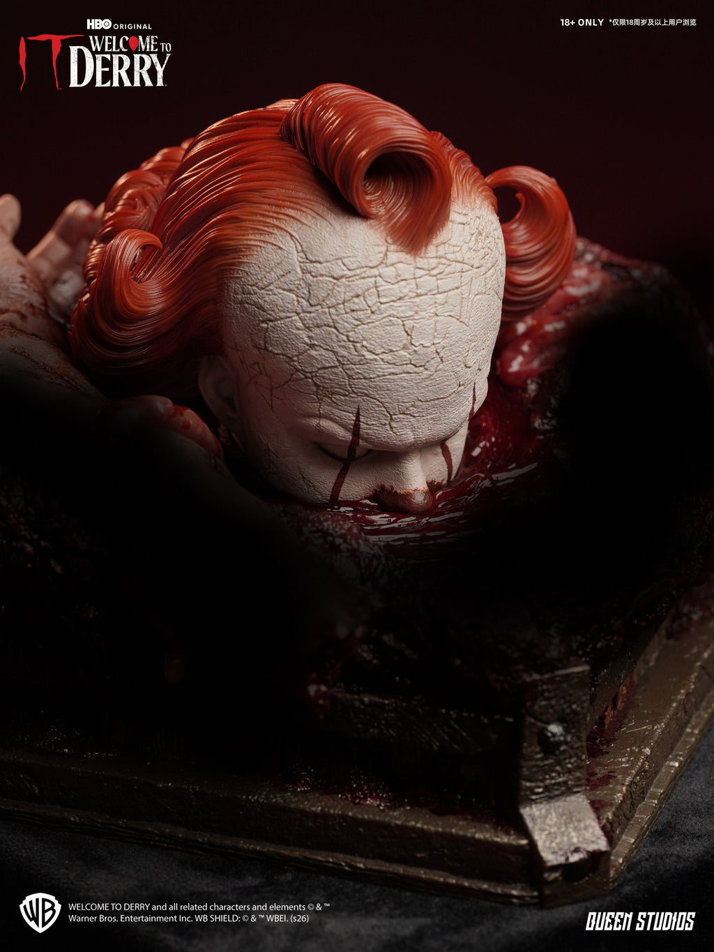IT Welcome to Derry (Season 1): Pennywise 1/3 Statue Premium Version Set