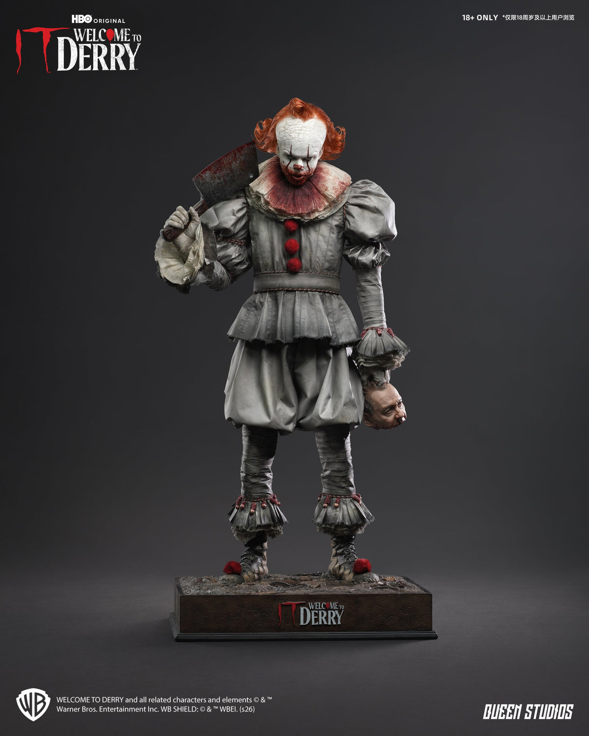 IT Welcome to Derry (Season 1): Pennywise 1/3 Statue Premium Version Set