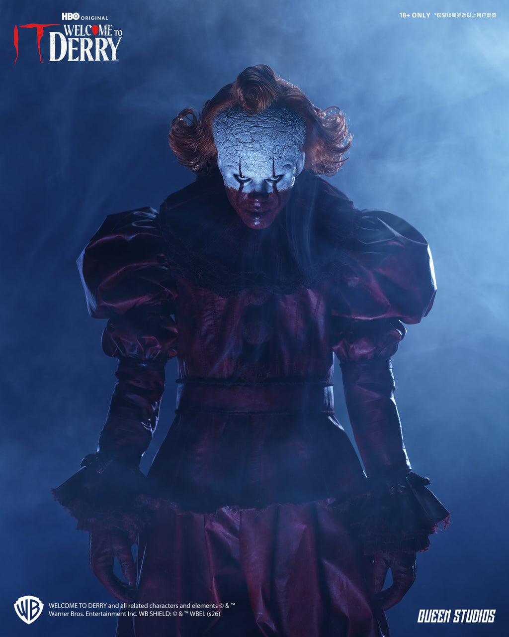 IT Welcome to Derry (Season 1): Pennywise 1/3 Statue Premium Version Set