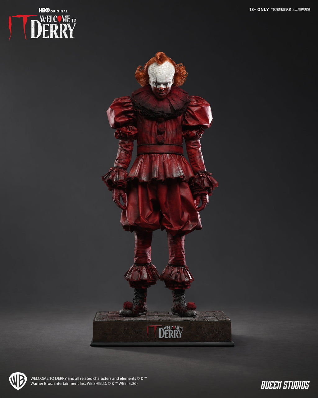 IT Welcome to Derry (Season 1): Pennywise 1/3 Statue Premium Version Set