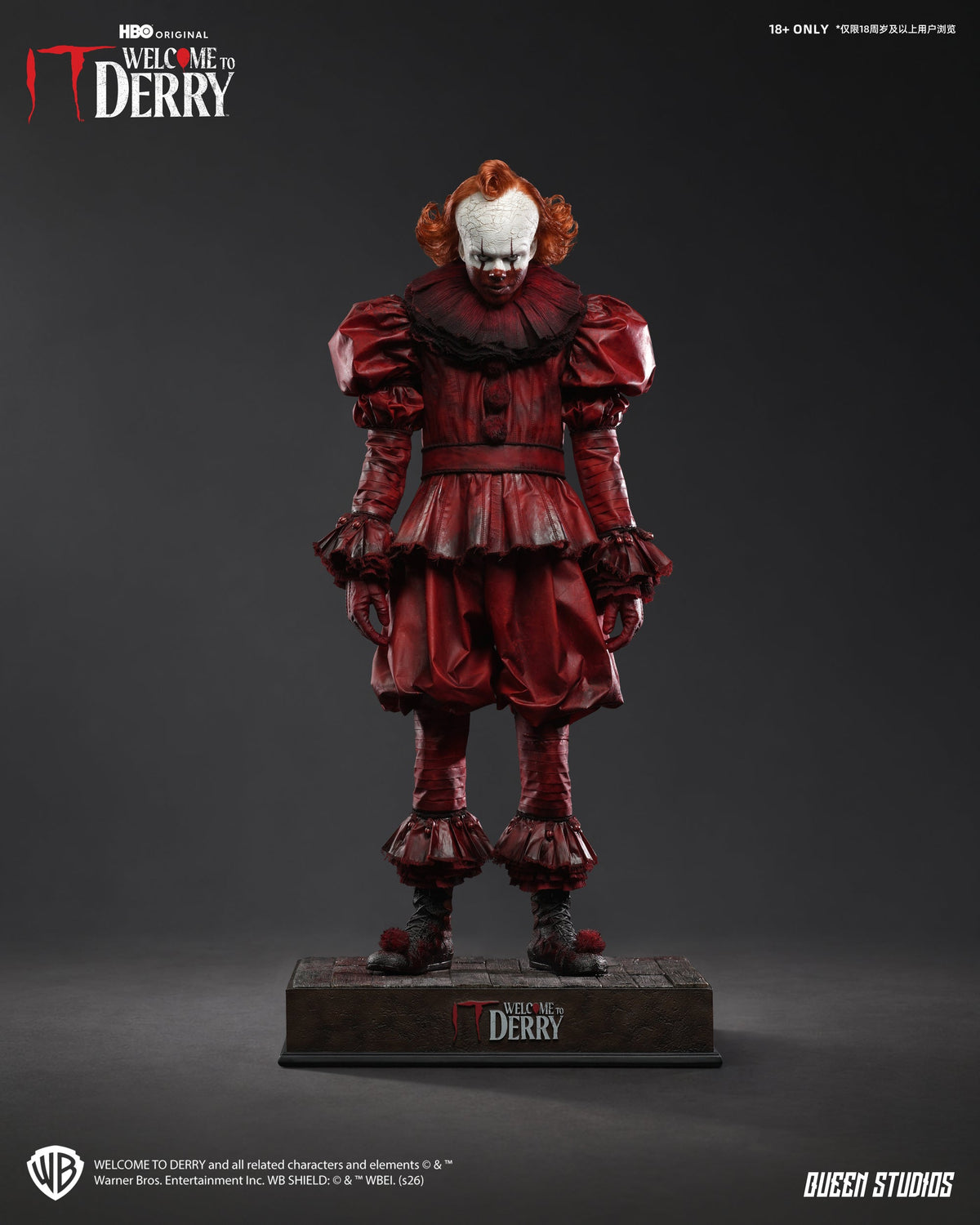 IT Welcome to Derry (Season 1): Pennywise 1/3 Statue Premium Version Set
