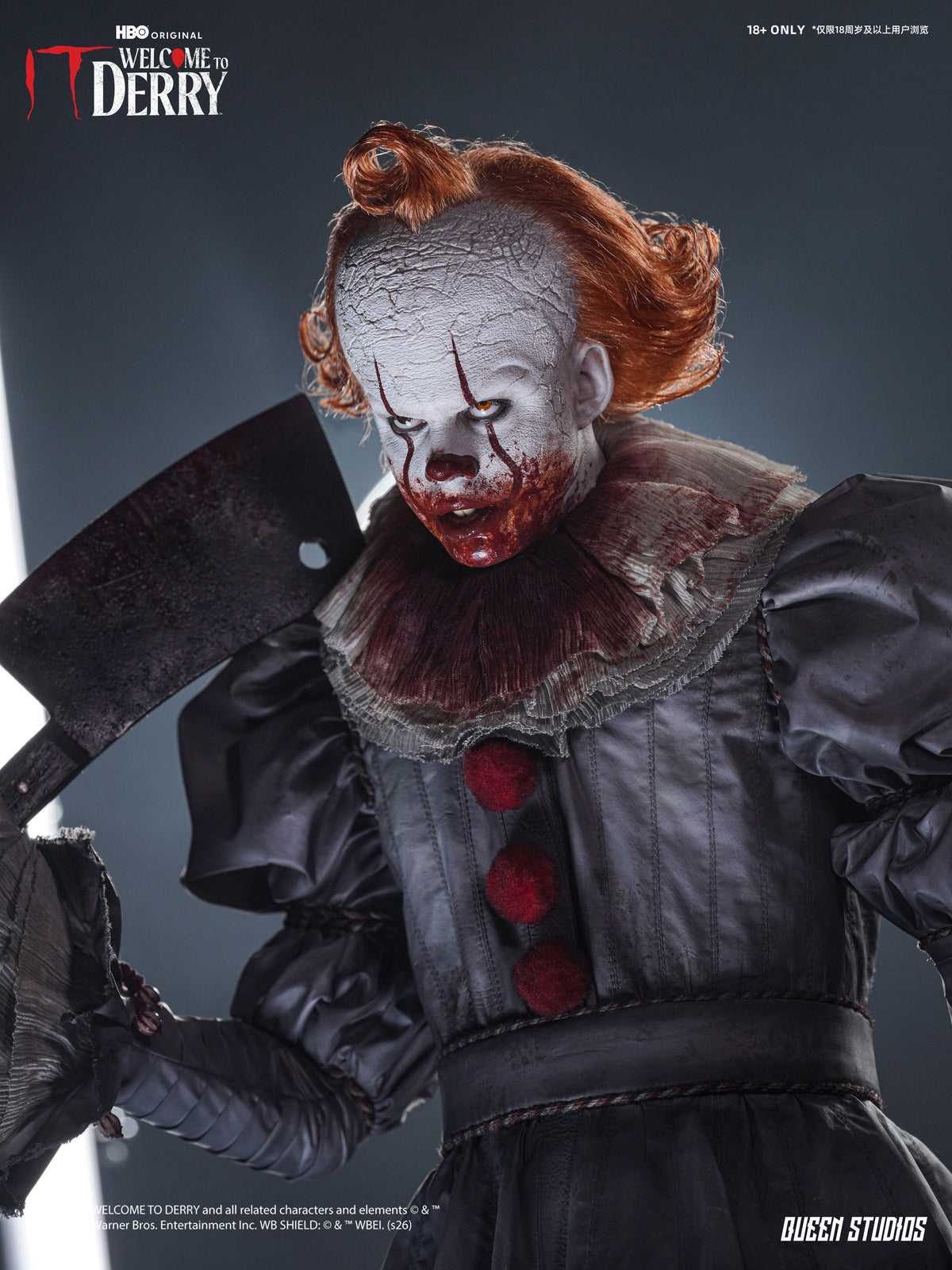 IT Welcome to Derry (Season 1): Pennywise 1/3 Statue Premium Version Set