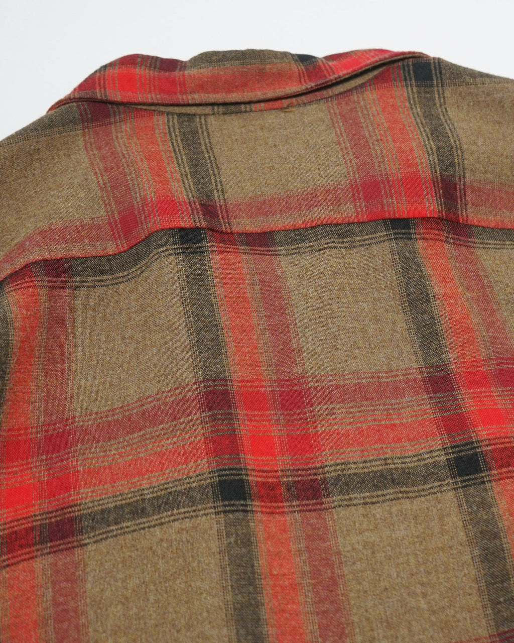 1950's Rayon Plaid Shirt