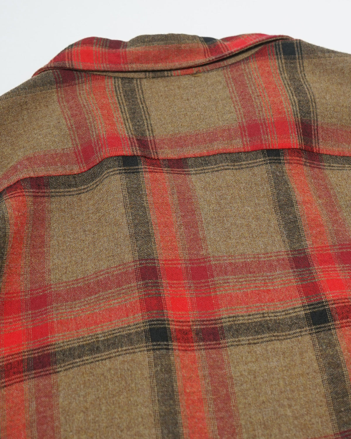 1950's Rayon Plaid Shirt
