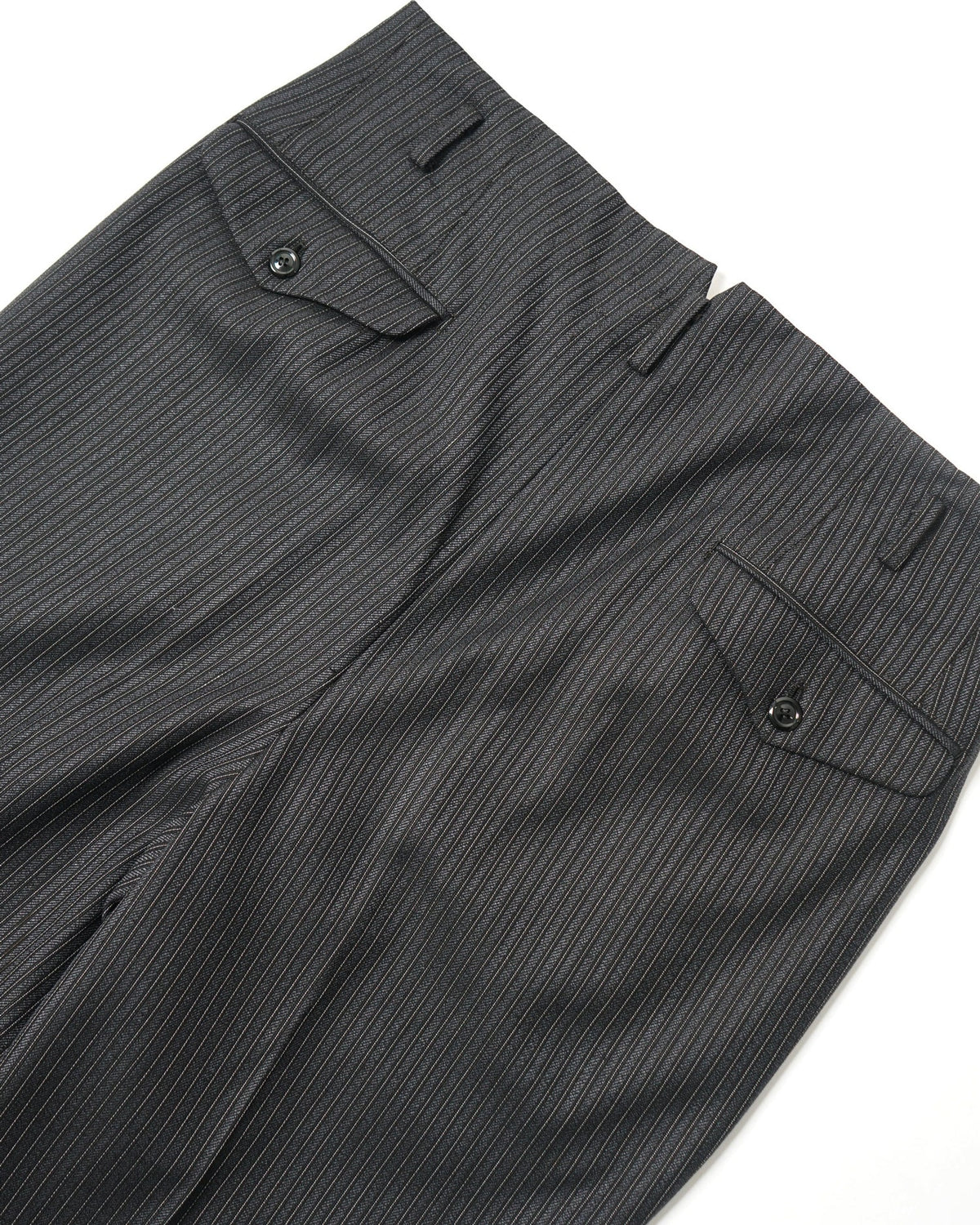 1960’s Stripe Wool Trousers / Size: 32