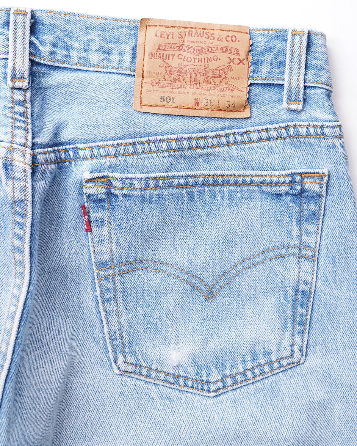 501 Straight Fit Denim Pants / size: 34