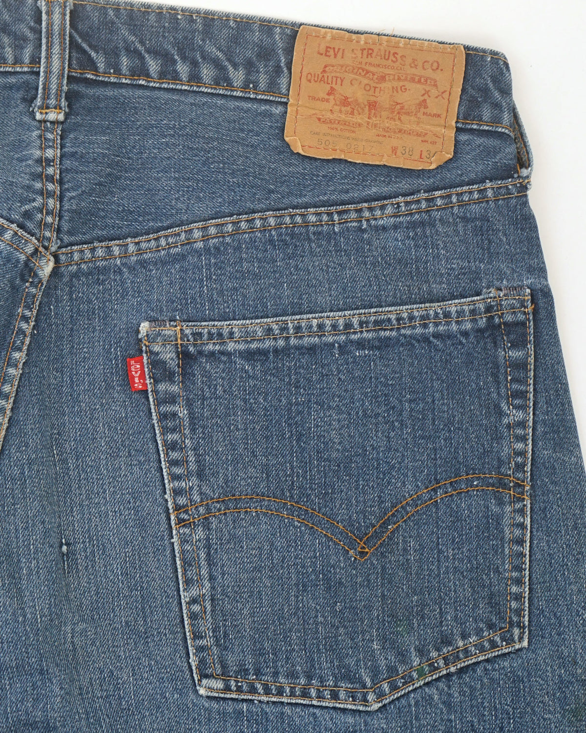 505 Single Stitch Denim Pants / Size: 38
