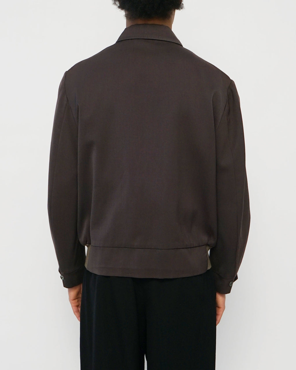 1950's Rayon Gabardine Zip-Up Jacket