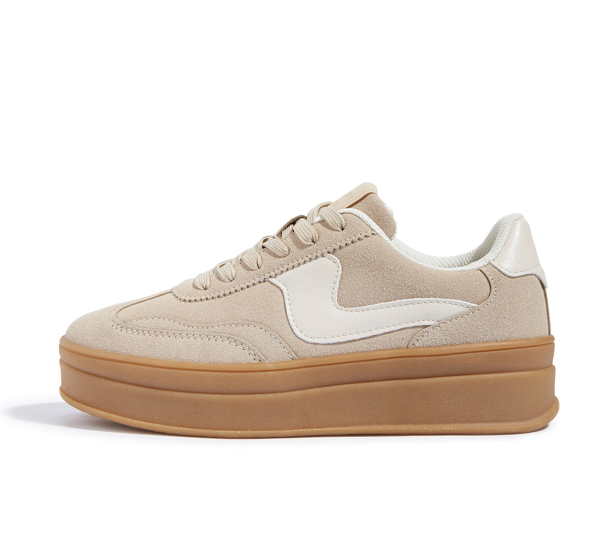 Lucky Step Women's Suede Platform Sneakers