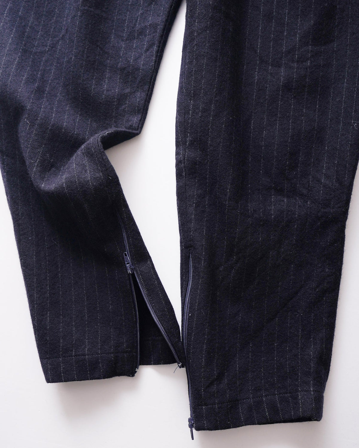 Belted Wool Striped Pants Size: W31