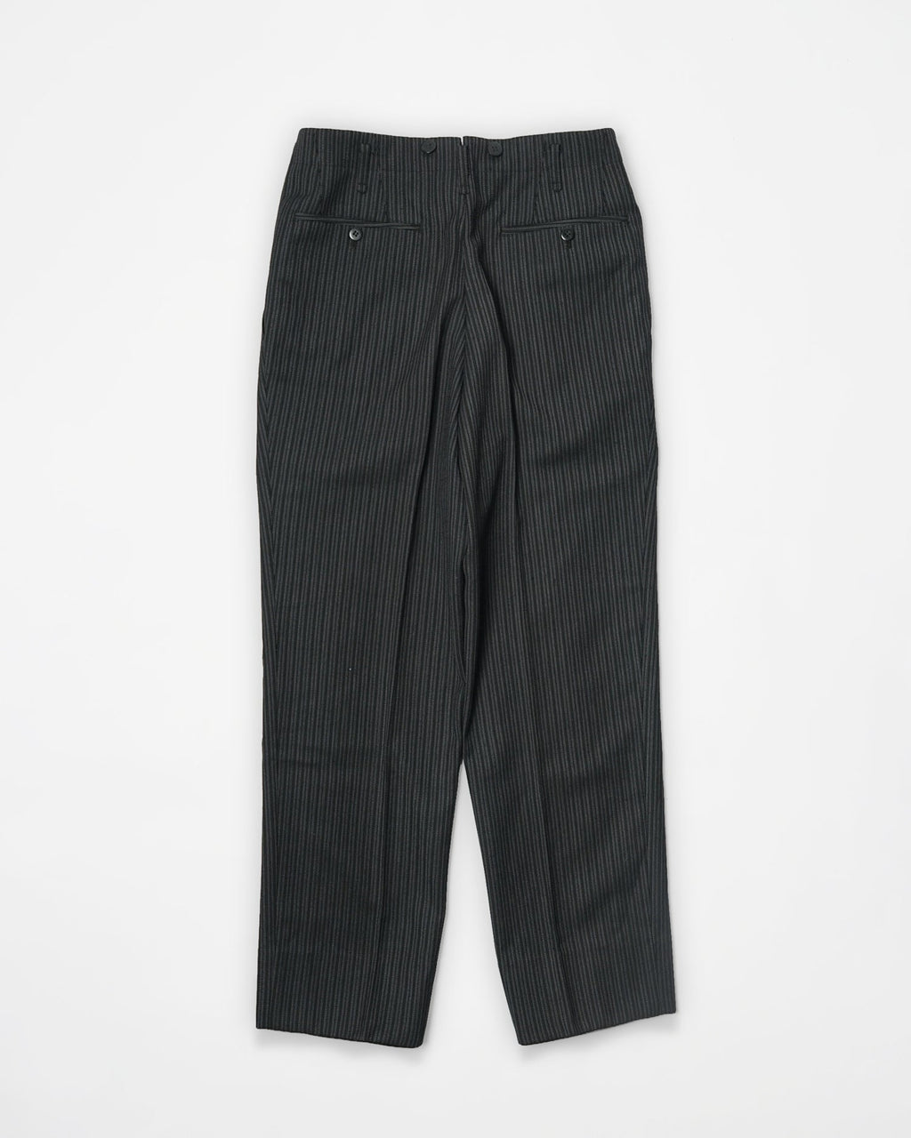 1960’s Stripe Wool Trousers / Size: 29