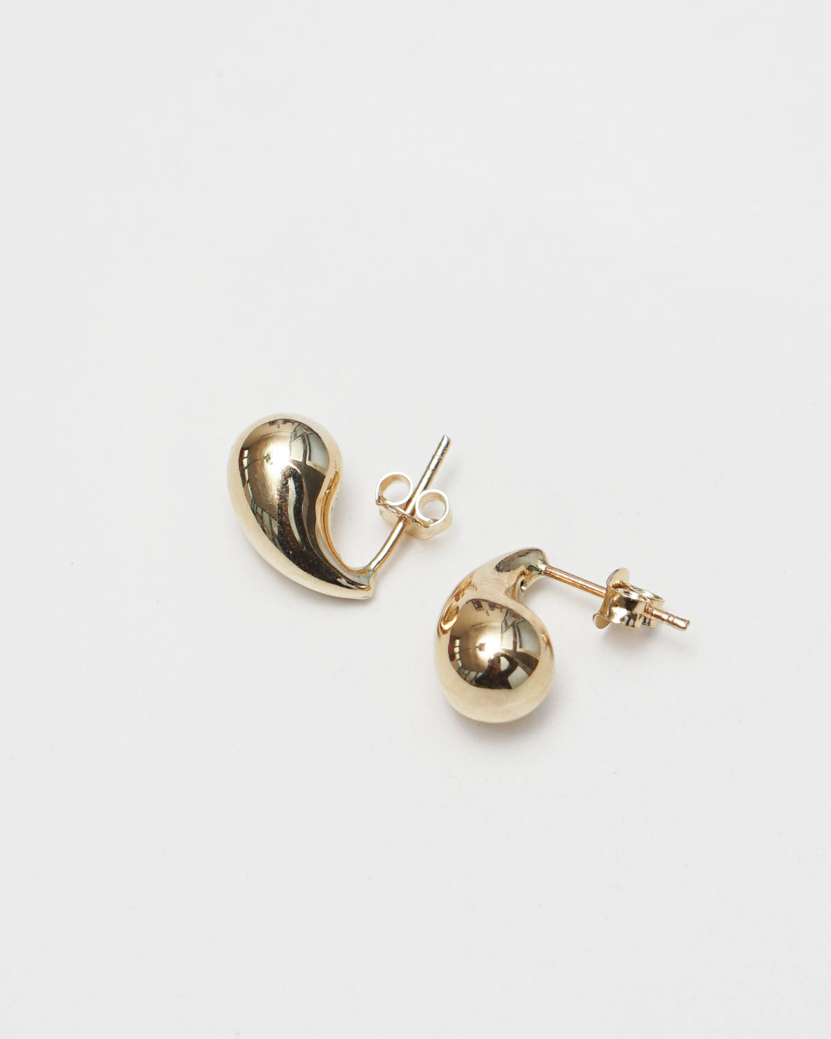 14k Gold Teardrop Earrings