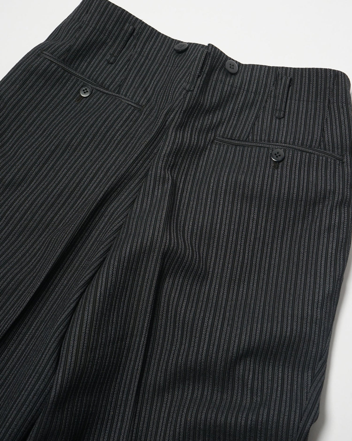 1960’s Stripe Wool Trousers / Size: 29