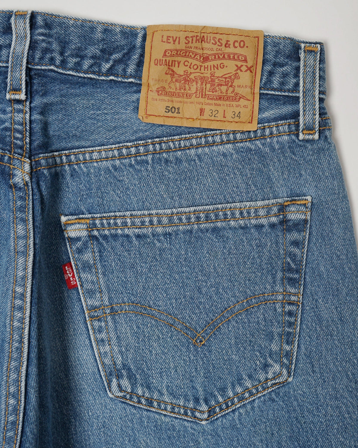 501 Straight Fit Denim Pants / size: 31