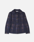Ball Button Patterned Jacket
