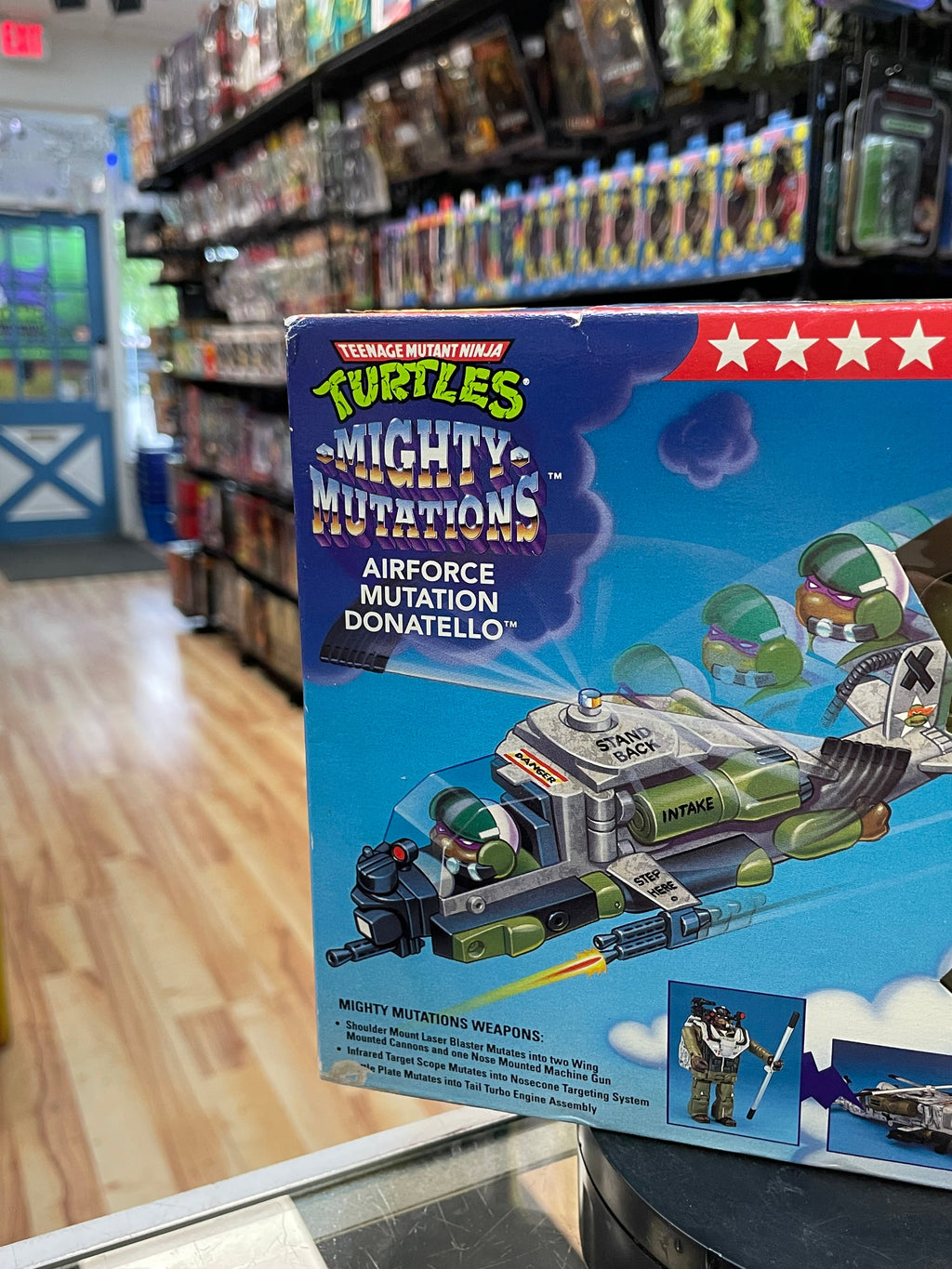Air Force Mutation Donatello (Vintage Teenage Ninja Turtles Mighty Mutations, TMNT Playmates) SEALED