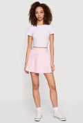 High Waisted Pleated Skirt