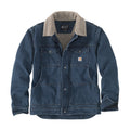 Relaxed Fit Denim Sherpa Jacket - Mens