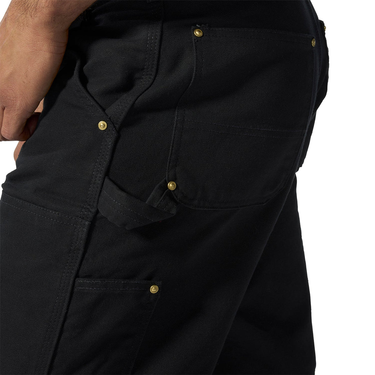 Loose Straight Firm Duck Dbl Front Dungaree - Mens