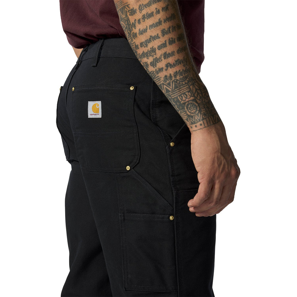 Loose Straight Firm Duck Dbl Front Dungaree - Mens