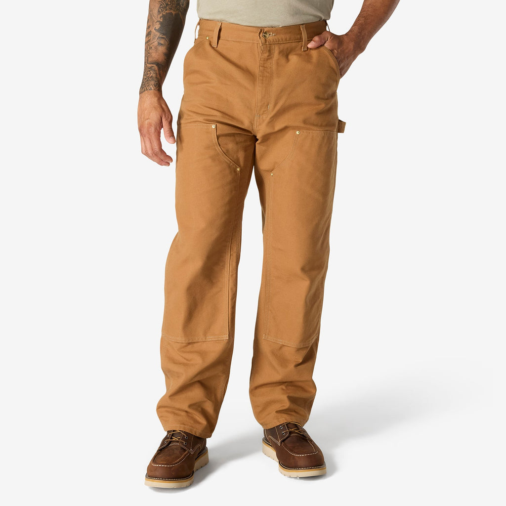 Loose Straight Firm Duck Dbl Front Dungaree - Mens
