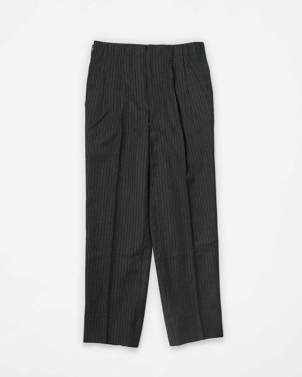 1960’s Stripe Wool Trousers / Size: 29