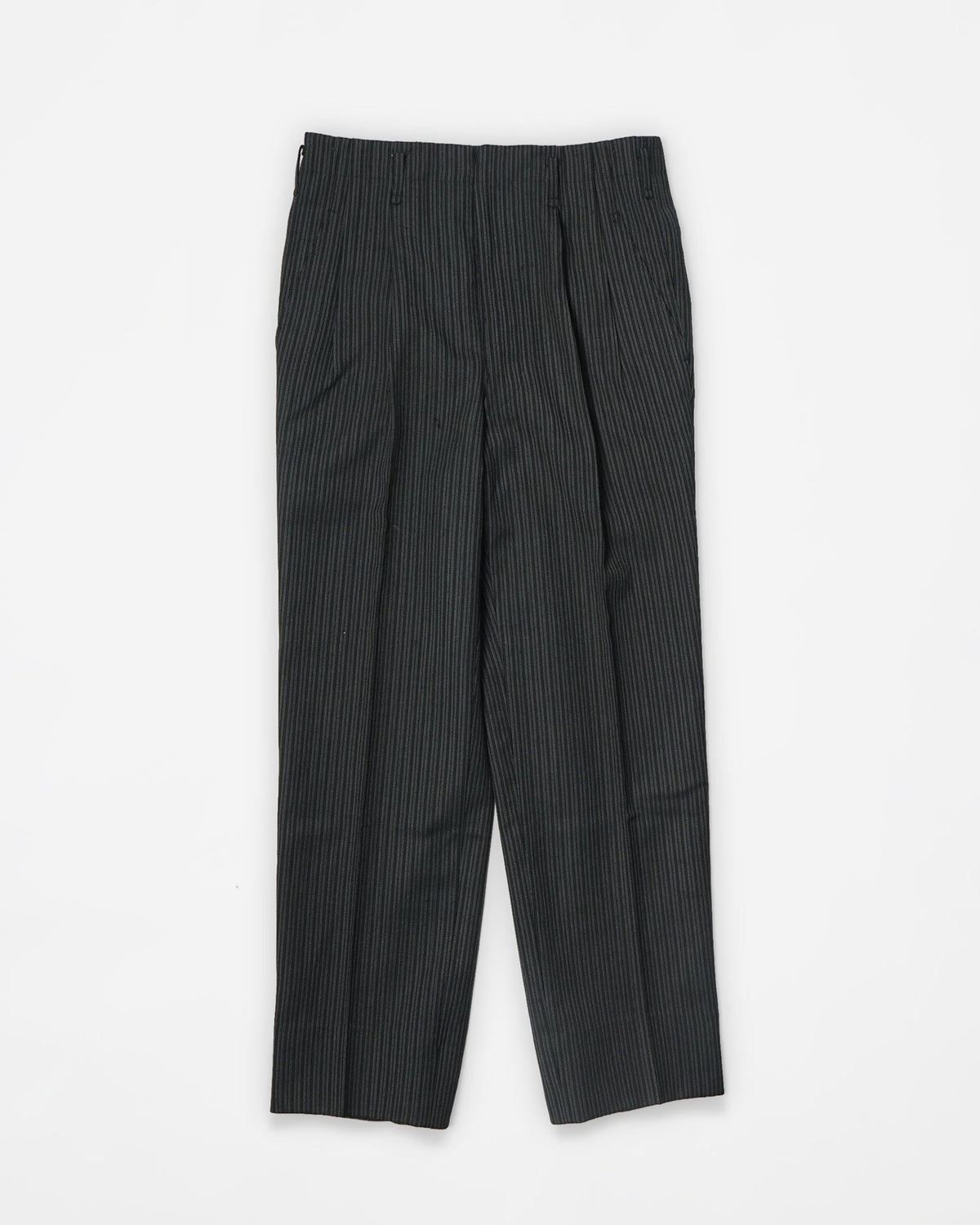 1960’s Stripe Wool Trousers / Size: 29