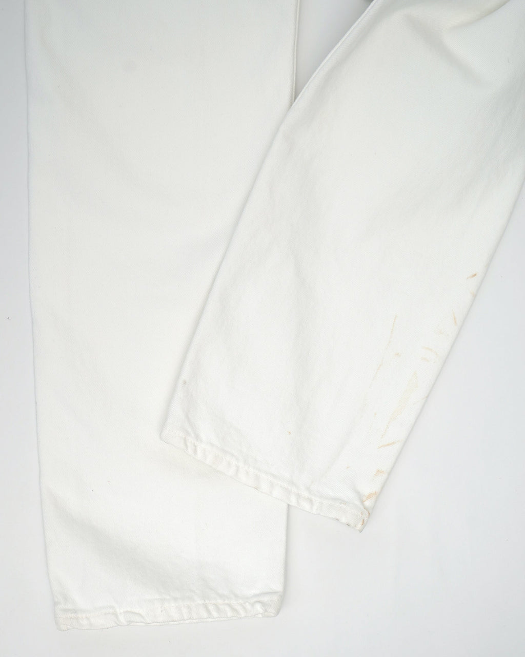 501 Straight Fit White Denim Pants / size: 29