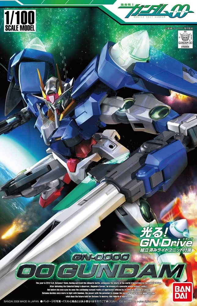 1/100 万代南梦宫 00高达