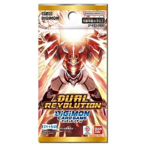 BANDAI Digimon Card Game Dual Revolution BT-25 Booster Pack Box TCG JAPAN