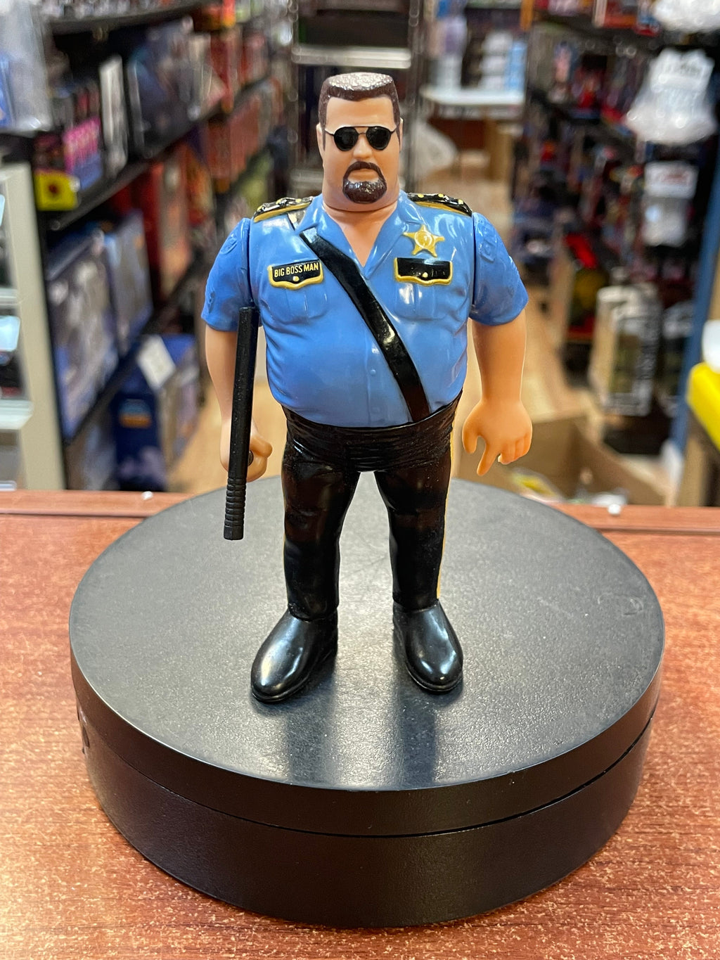 Big Boss Man with Repo Night Stick (Vintage WWF WWE, Hasbro)