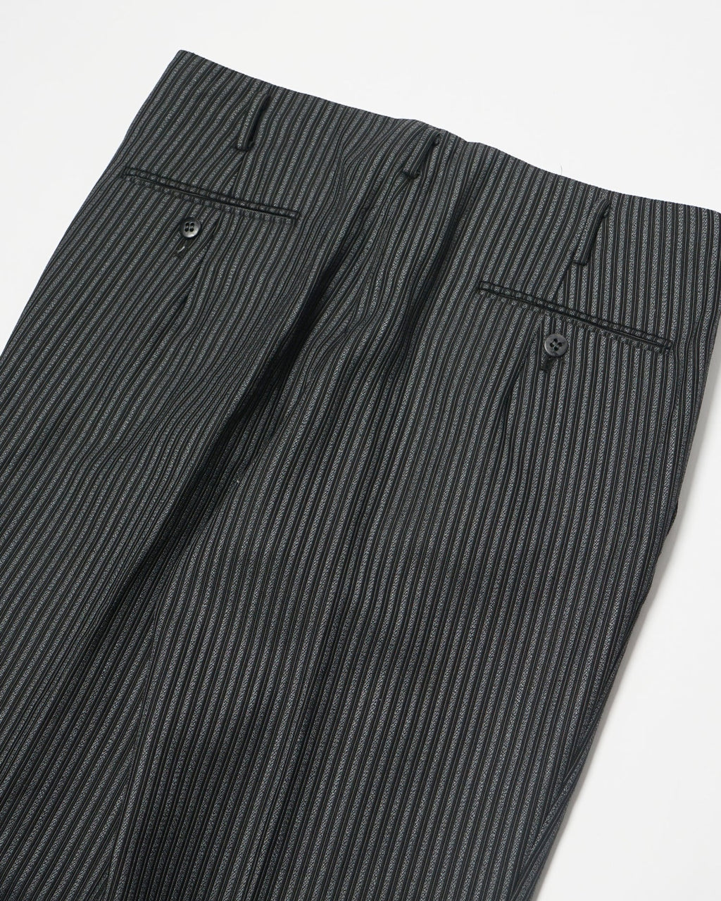 1960’s Stripe Wool Trousers / Size: 30