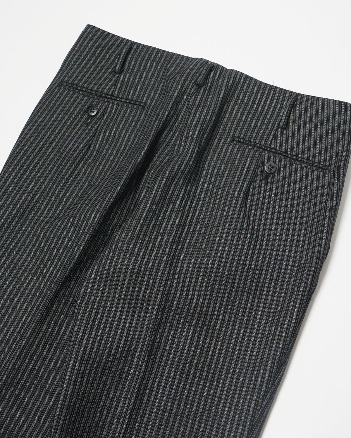 1960’s Stripe Wool Trousers / Size: 30