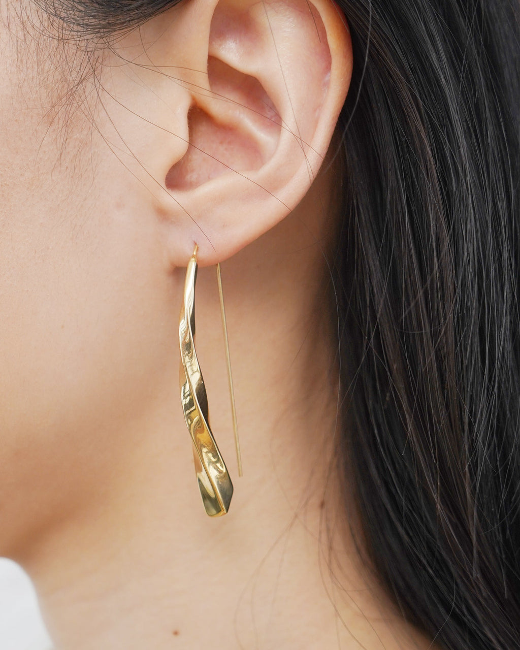 14K Gold Drop Earrings