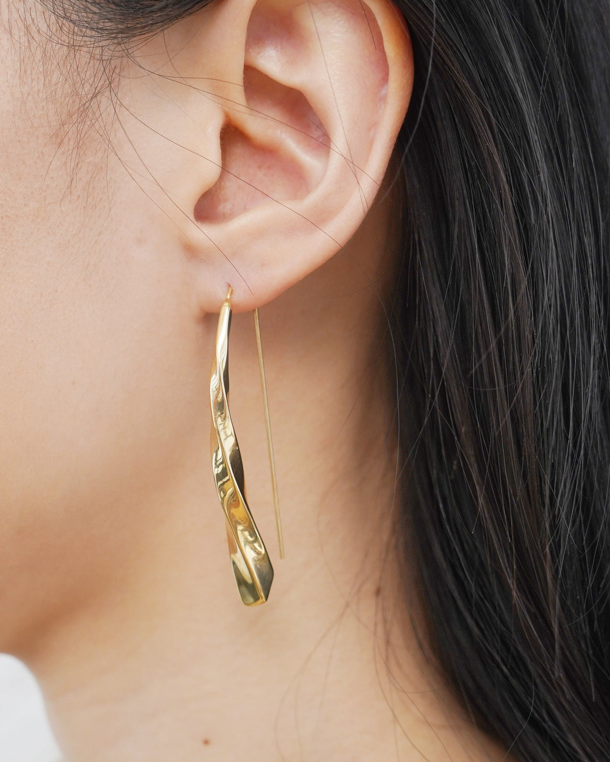 14K Gold Drop Earrings