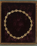 14k Gold Anchor Chain Bracelet
