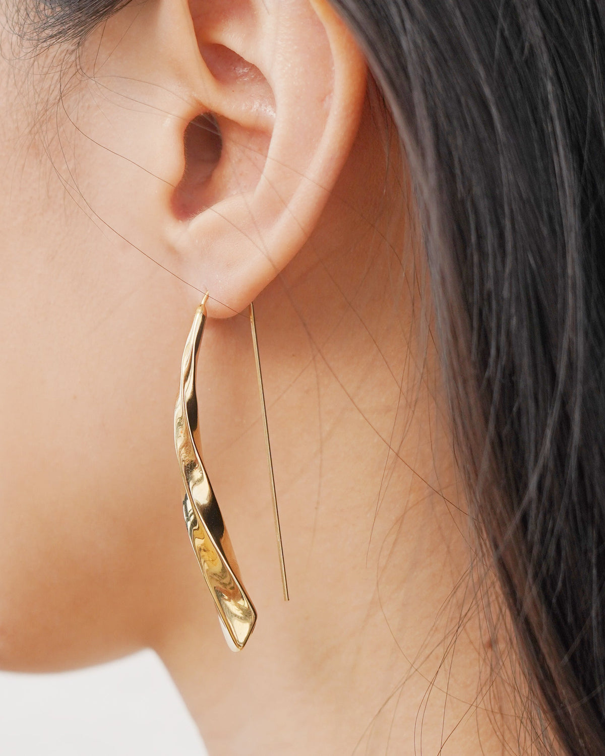 14K Gold Drop Earrings