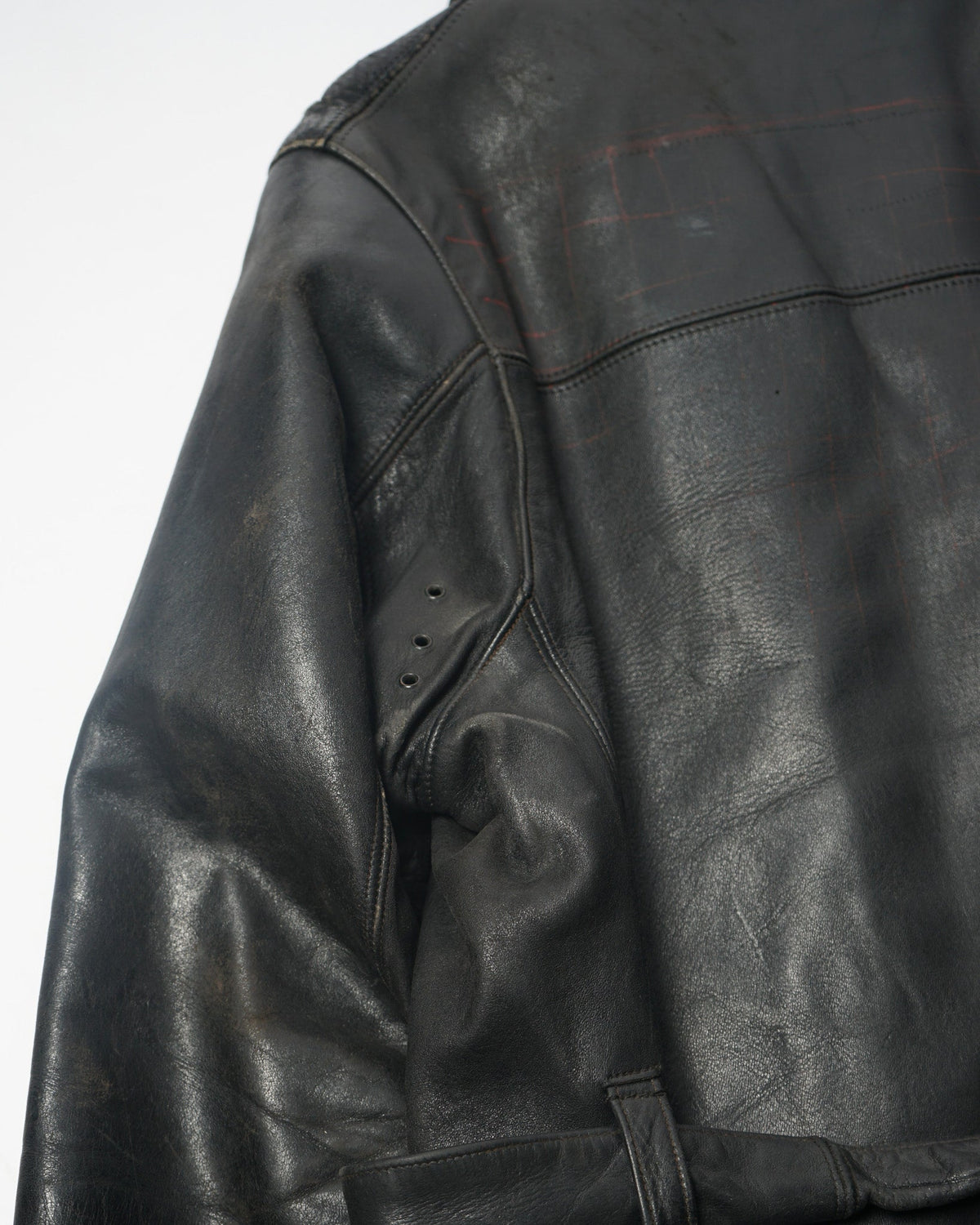 1930's Double Breasted Horsehide Car Coat
