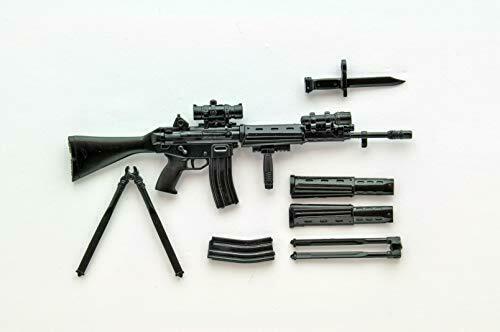 1/12 陆军兵器Ls01 64式小队用步枪 狭窄空间作战专供版 兵站任务包