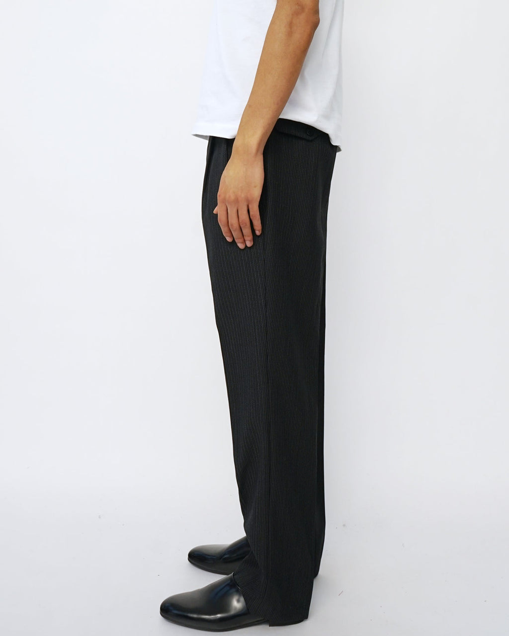1960’s Stripe Wool Trousers / Size: 32