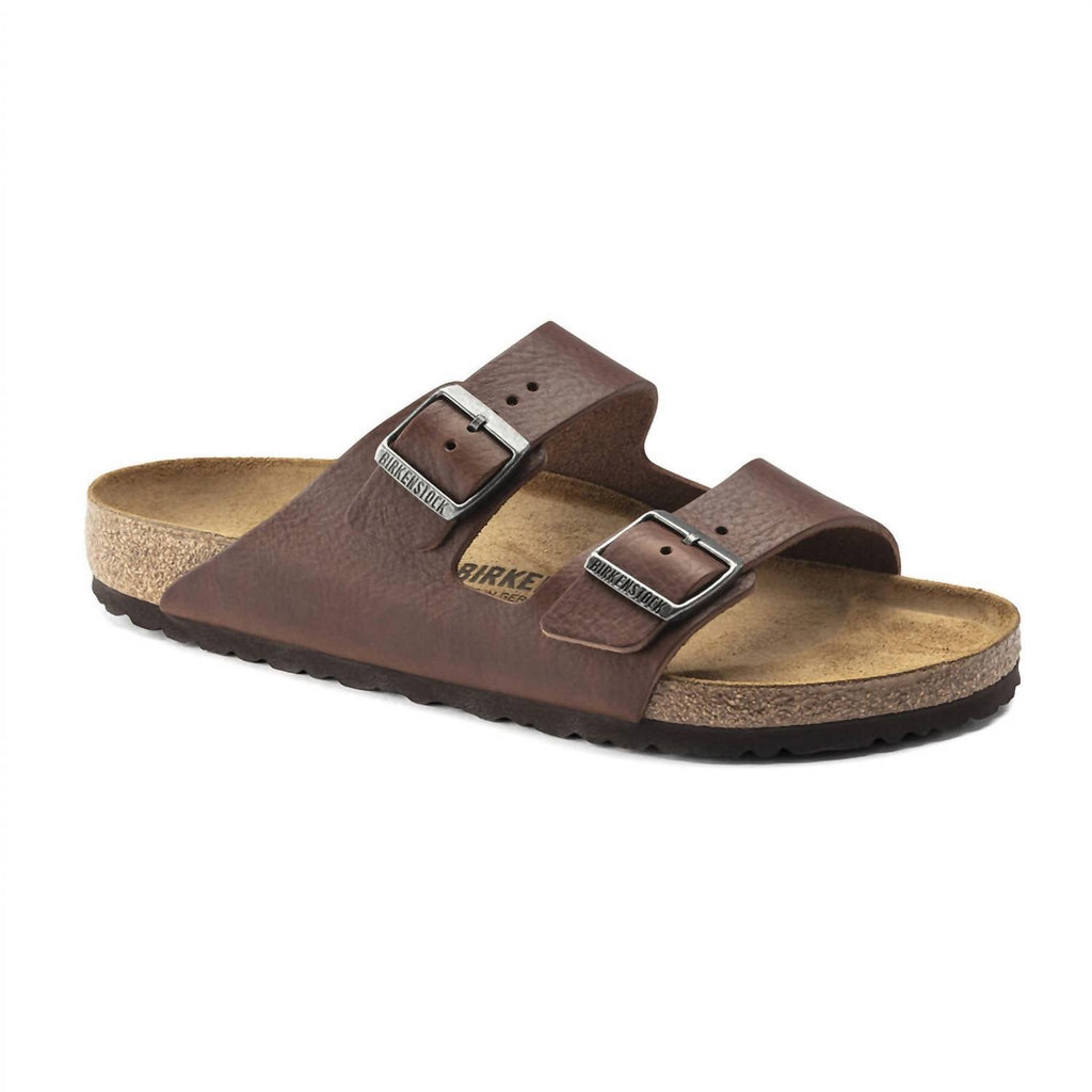 Men's Arizona Sandal In Vintage Wood Roast