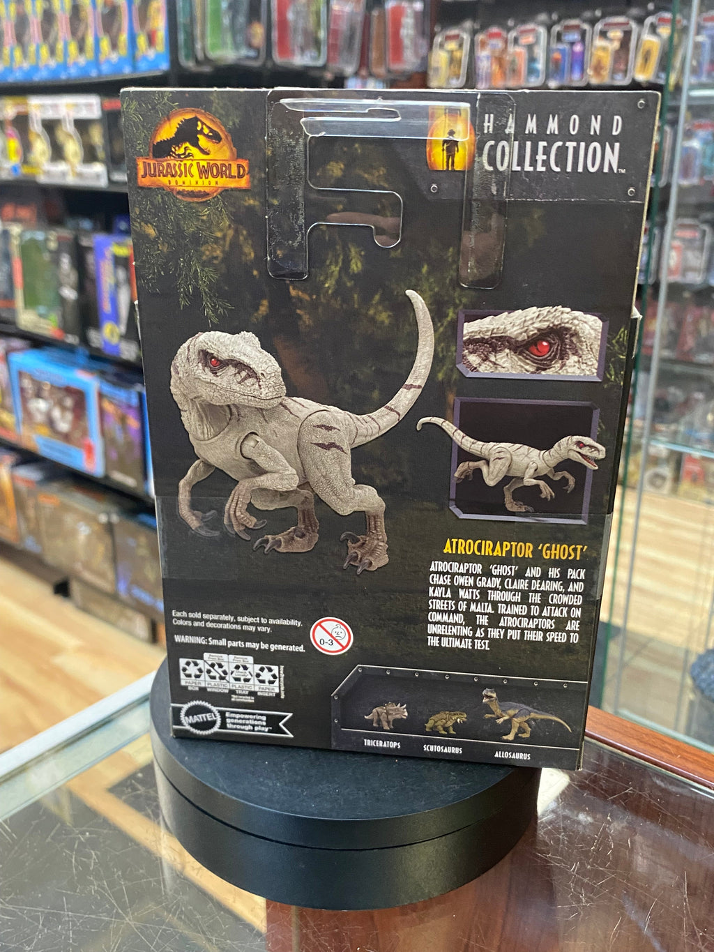 Atrociraptor Ghost (Jurassic Park Hammond Collection, Mattel) SEALED