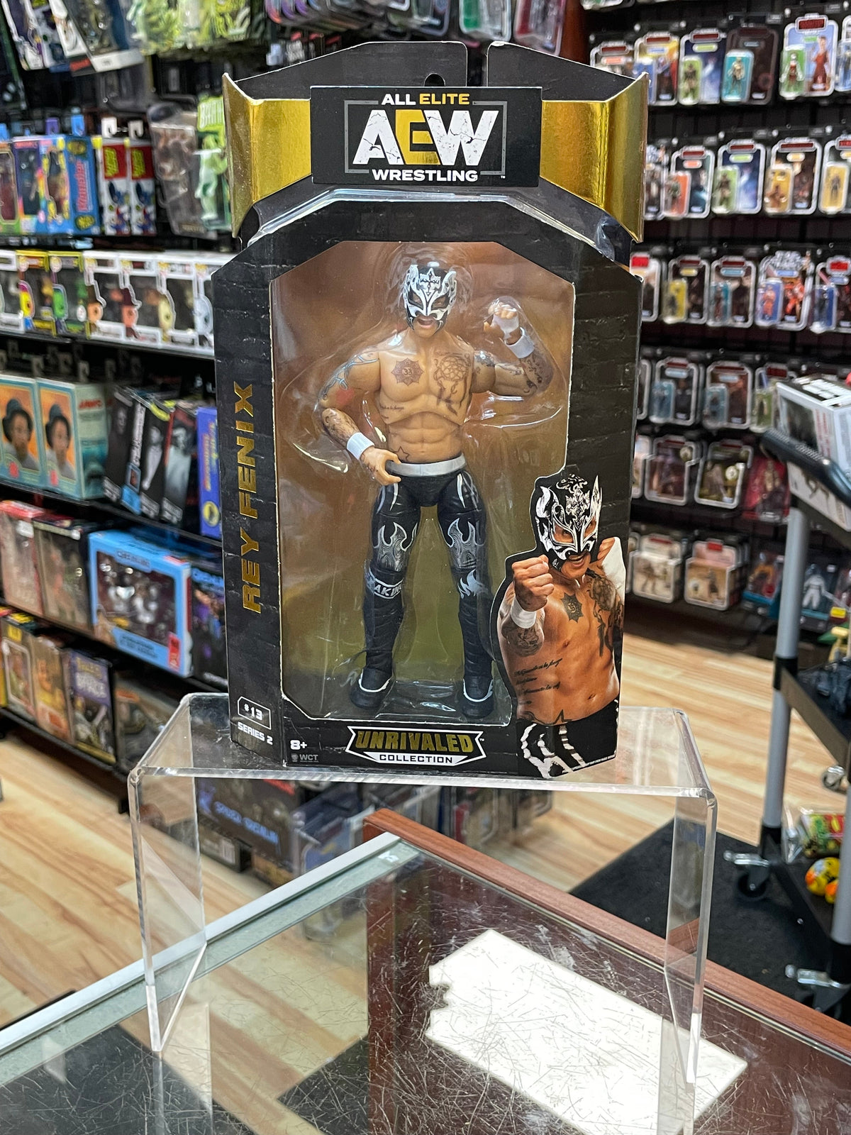 Rey Fenix Unrivaled (AEW Wrestling, Jazwares) **SEALED**