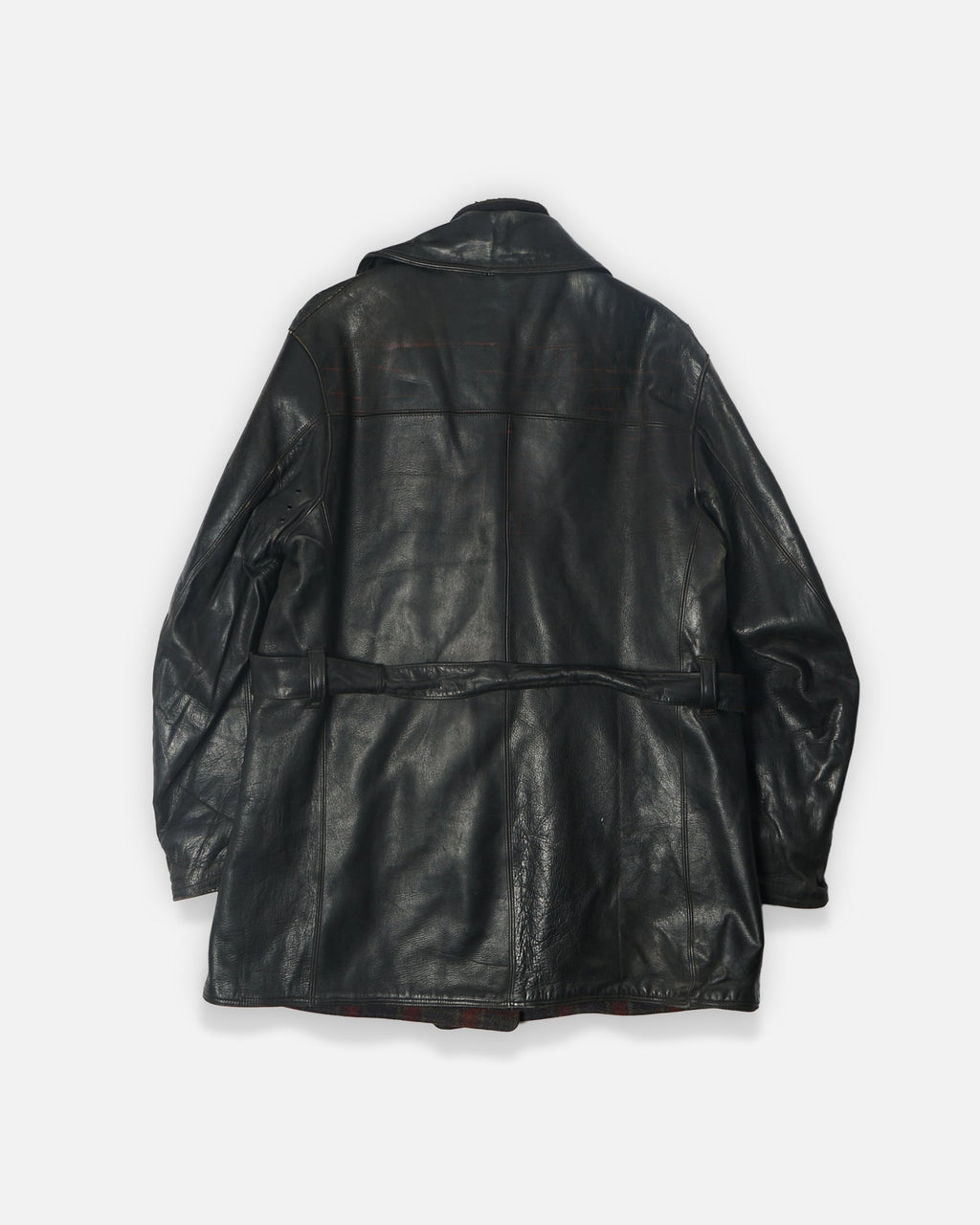 1930's Double Breasted Horsehide Car Coat