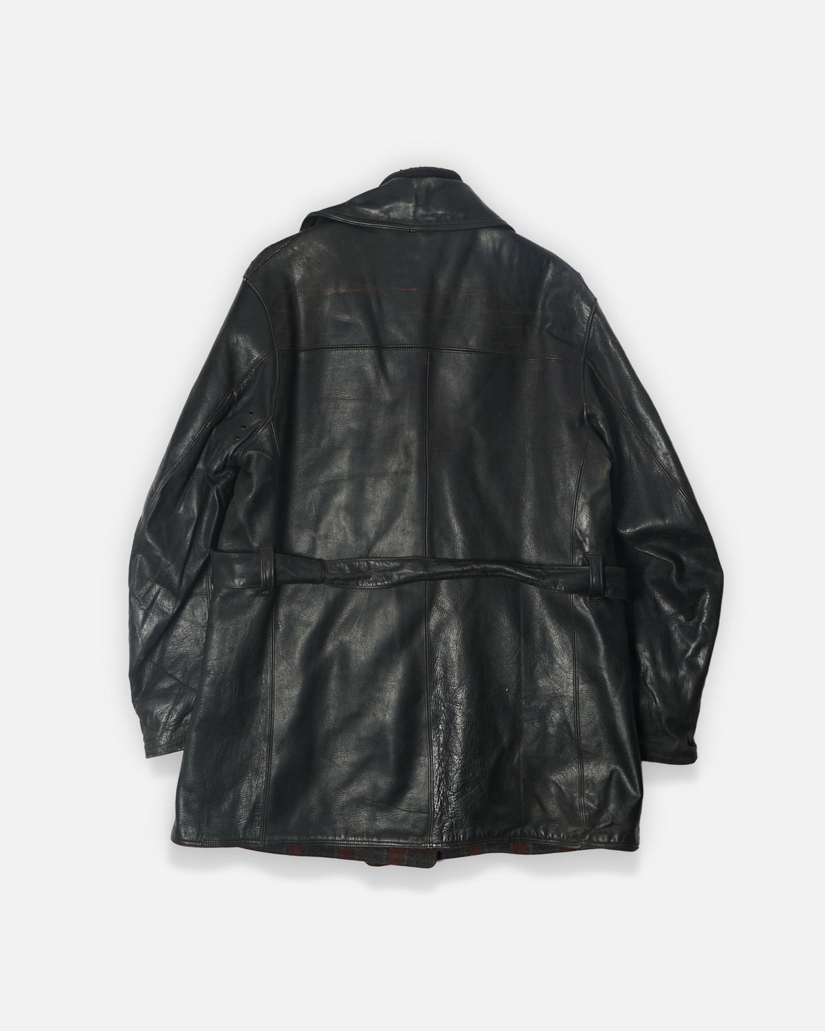 1930's Double Breasted Horsehide Car Coat