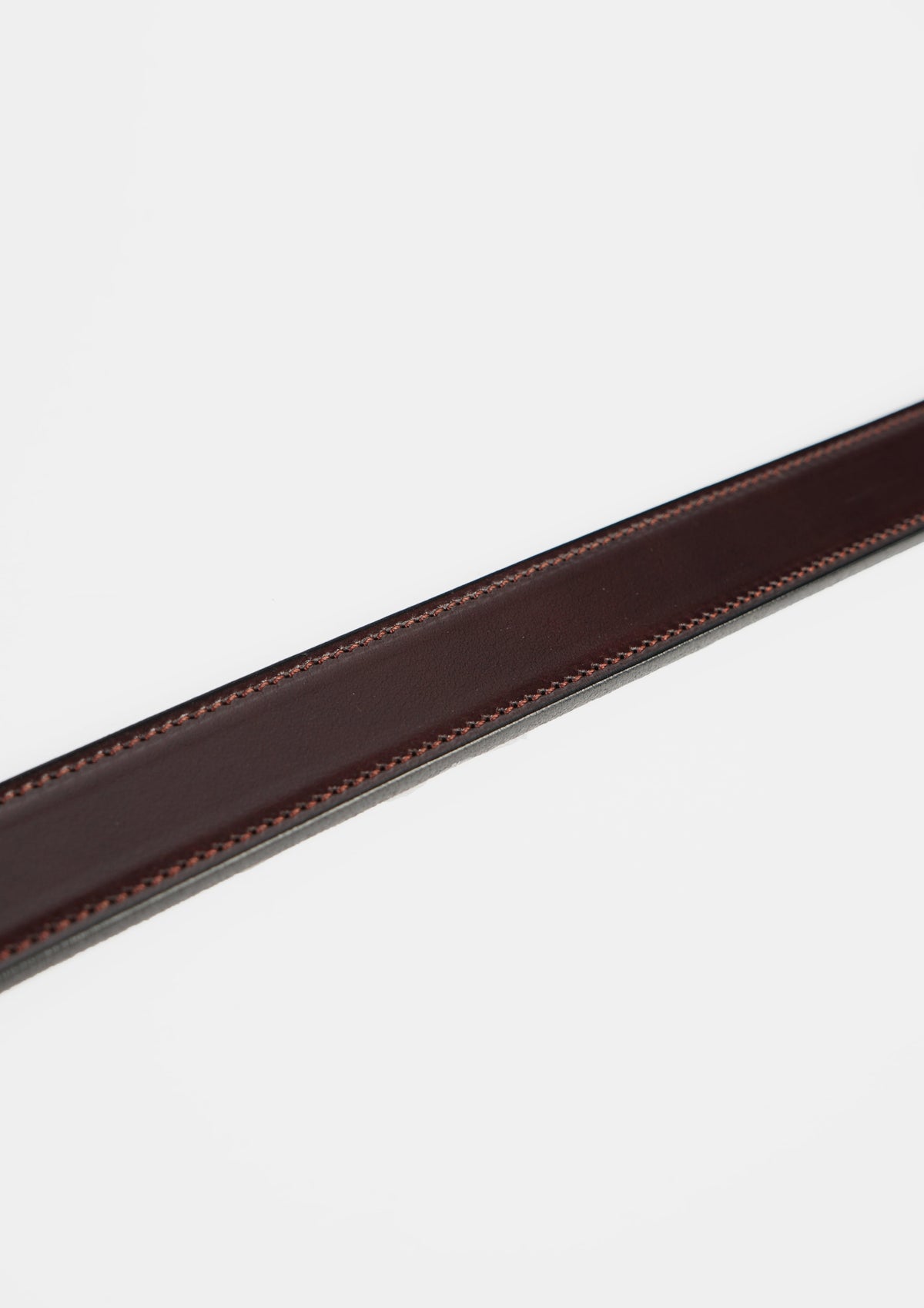 1" Spur Leather Belt / Gold Buckle