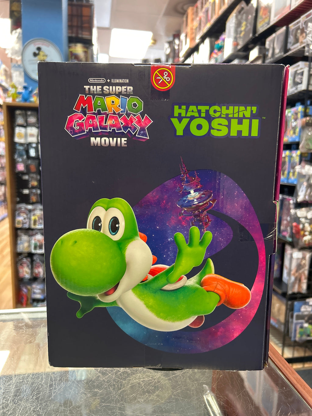 Hatchin Yoshi (Super Mario Galaxy, Spin Master) **SEALED**