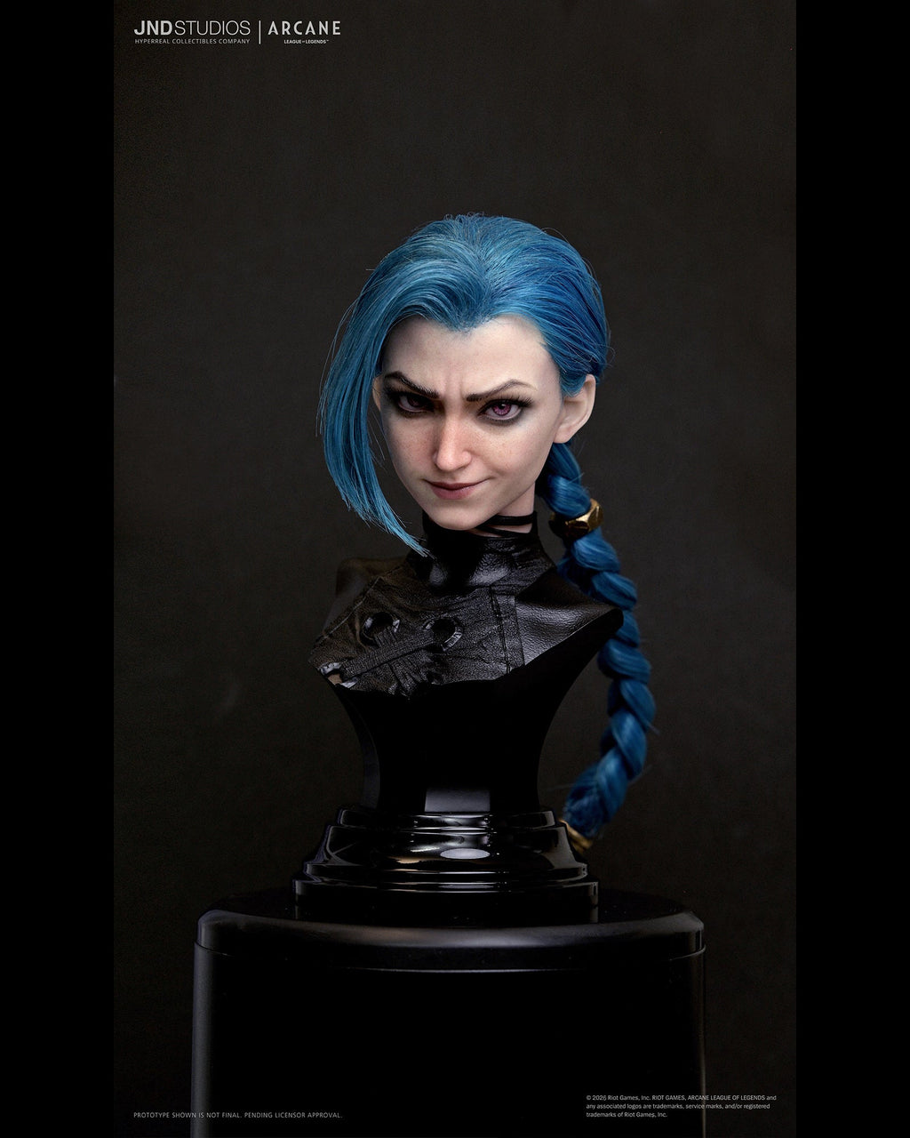 League of Legends Arcane: Jinx with 2 Head Variants 1/3 Scale Hyper Real