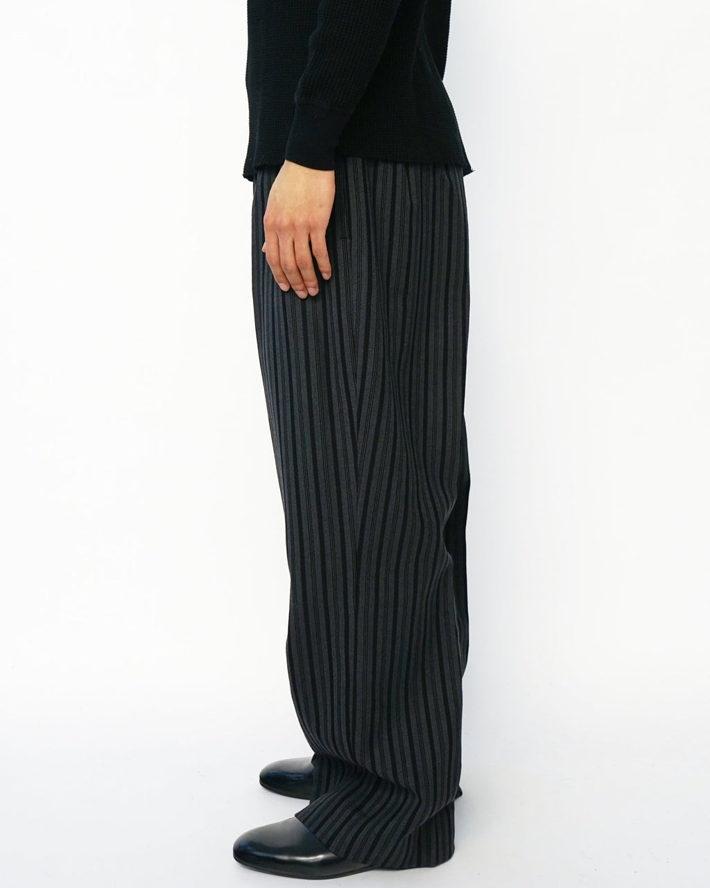 1960’s Stripe Wool Trousers / Size: 30