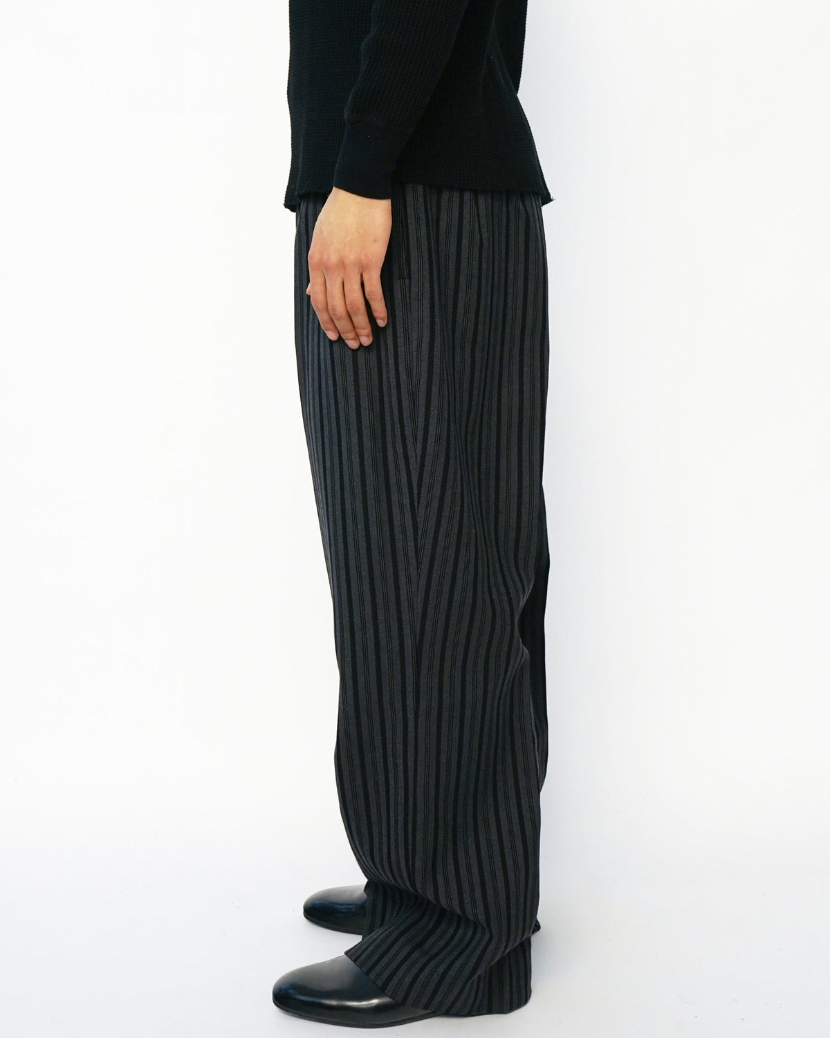 1960’s Stripe Wool Trousers / Size: 30